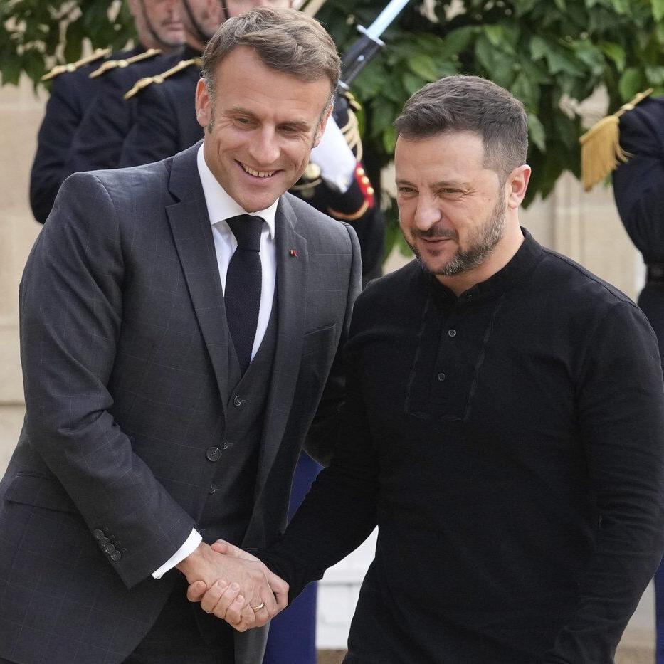 Macron says a proposed European force for Ukraine could 'respond' if attacked by Russia